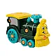 Cartoon Turning Locomotive DIY Green Darbo įrankiai