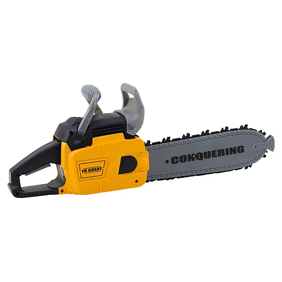 Chainsaw for Kids Rubber Blade Lights Sounds Darbo įrankiai