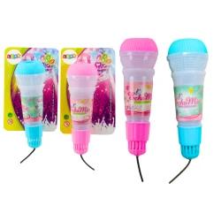 Vaikiškas mikrofonas su šviesos efektu