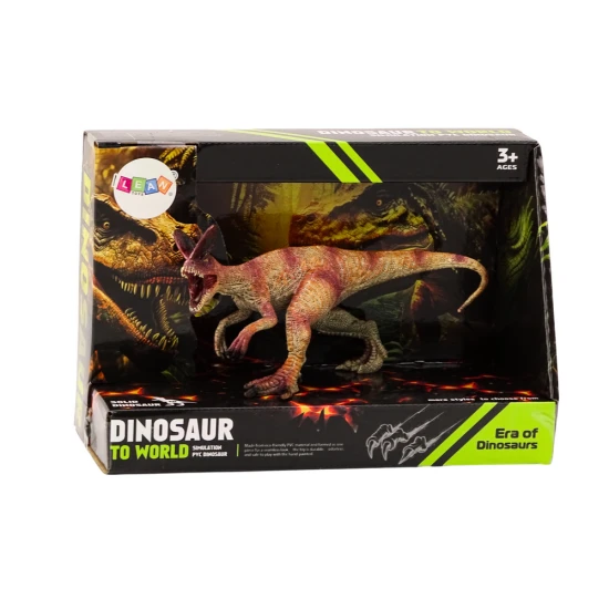 Kolekcinė raudono dinozauro figūrėlė Lėlės ir žaidimų rinkiniai