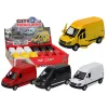 Delivery Car 1:32 Lights Sounds Red Black Yellow White Žaisliniai automobiliai