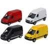 Delivery Car 1:32 Lights Sounds Red Black Yellow White Žaisliniai automobiliai