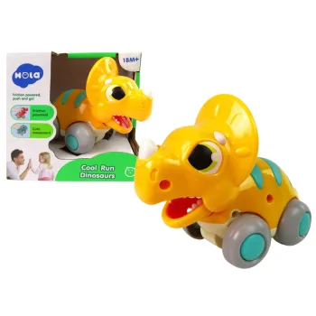 Figurka dinozaura na kółkach