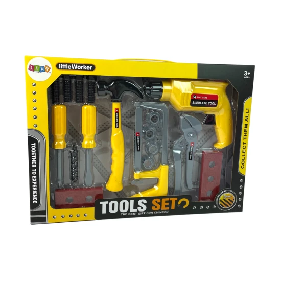 Geltonas įrankių rinkinys