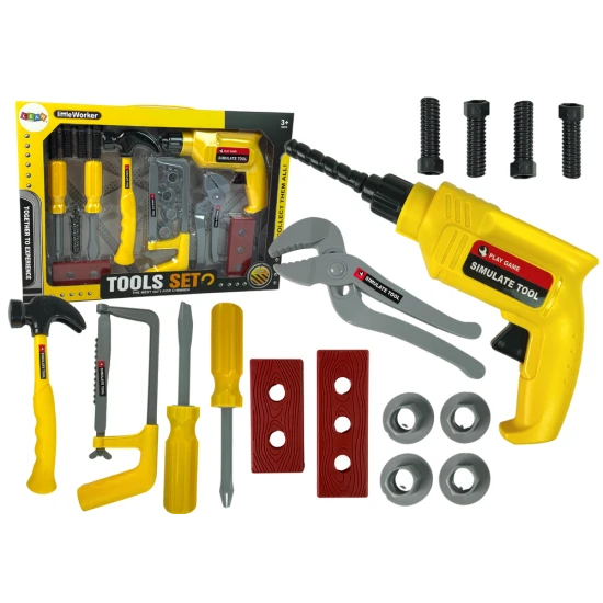 Geltonas įrankių rinkinys