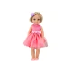 Ilgaplaukė lėlė su suknele ir šukomis 38 cm Lėlės ir žaidimų rinkiniai