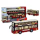 Double Decker City Bus Lights Sounds Red 1:16 Žaisliniai automobiliai