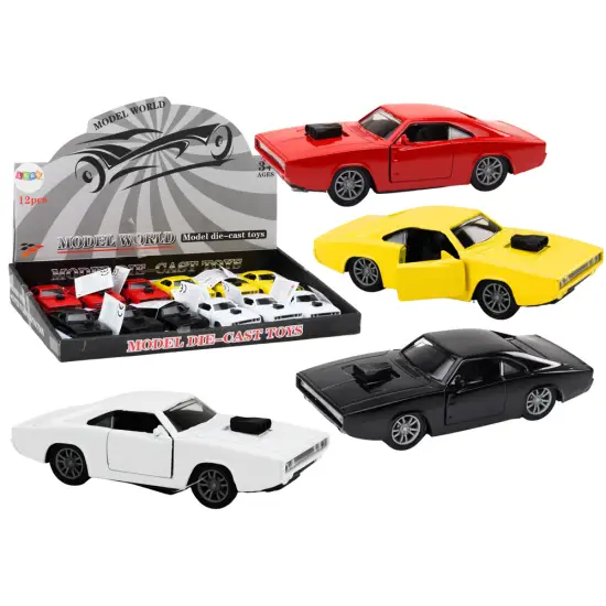 Driven Car 1:32 Lights Sounds White Red Black Yellow Žaisliniai automobiliai