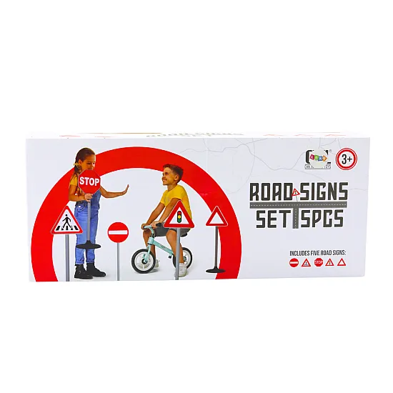 Educational Road Signs Warning Set 5 Pcs 70cm Kuhmonen