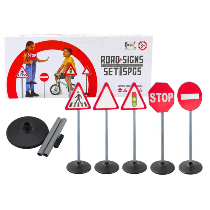 Educational Road Signs Warning Set 5 Pcs 70cm Kuhmonen
