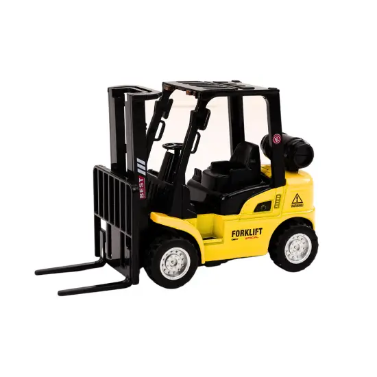 Forklift Friction Drive Metal Yellow Žaisliniai automobiliai