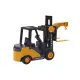 Forklift With Hook Adjustable Friction Drive Yellow Žaisliniai automobiliai