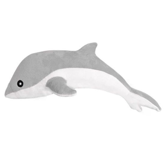 Gray dolphin plush mascot 70 cm Pliušiniai žaislai