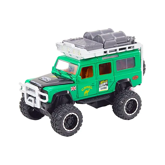 Guard Off-Road Car 1:32 Metal Drive Lights Sounds Žaisliniai automobiliai