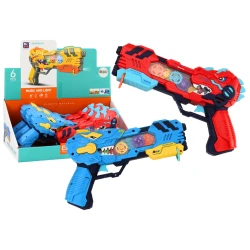 Dinozaurų projektorius-šautuvas su šviesos ir garso efektu