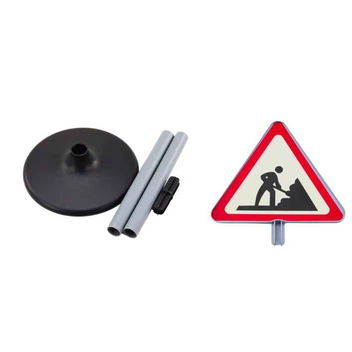 Didelis kelio darbų įspėjamasis ženklas 70 cm Lavinamieji