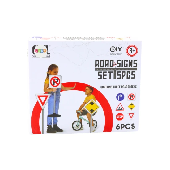 Didelis edukacinis kelio darbai ženklas 70 cm Lavinamieji