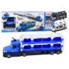 Lora Tow Truck Race Track 2in1 Lights Sounds Signs Cars Blue Žaisliniai automobiliai