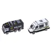 Lora Tow Truck Race Track 2in1 Lights Sounds Signs Cars Blue Žaisliniai automobiliai