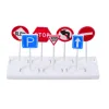 Lora Tow Truck Race Track 2in1 Lights Sounds Signs Cars Blue Žaisliniai automobiliai