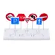 Lora Tow Truck Race Track 2in1 Lights Sounds Signs Cars Blue Žaisliniai automobiliai