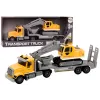 Lora Truck Crawler Excavator Lights Sounds Drive Yellow Žaisliniai automobiliai