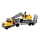 Lora Truck Crawler Excavator Lights Sounds Drive Yellow Žaisliniai automobiliai