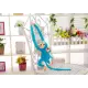 Mascot Plush Monkey with Baby, Blue 90 cm Pliušiniai žaislai