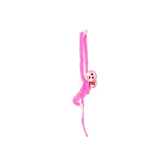 Mascot Plush Monkey with Baby, Pink 90 cm Pliušiniai žaislai