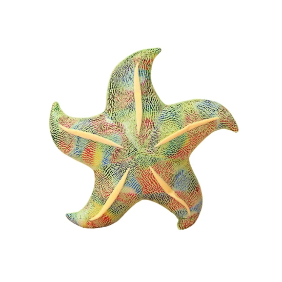 Mascot Plush Starfish Green Pillow 20 cm Pliušiniai žaislai