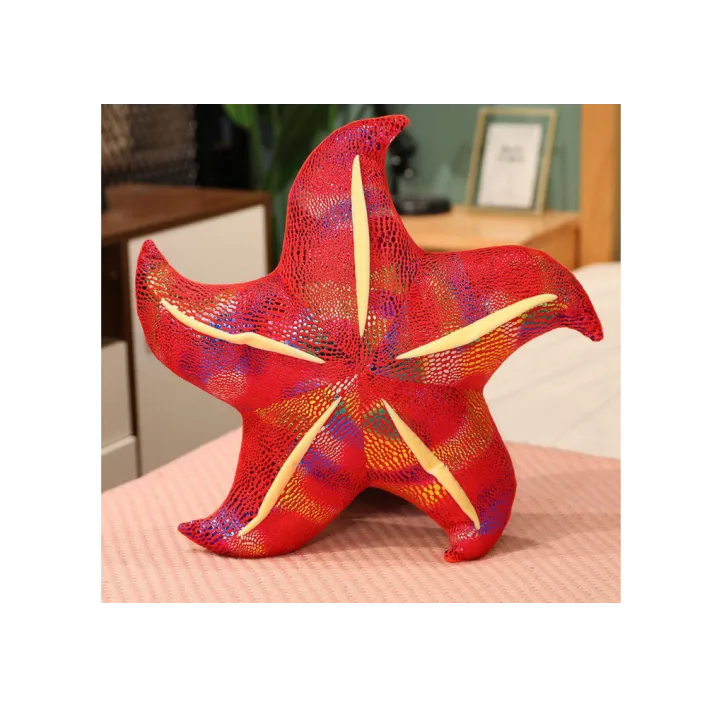 Mascot Plush Starfish Red Pillow 20 cm Pehmolelut