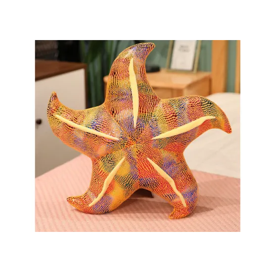 Mascot Plush Starfish Yellow Pillow 20 cm Pliušiniai žaislai