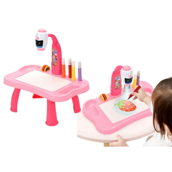 Mini roosa projektor 2in1 Looduskaunid