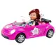 Mini Doll Car Cabriolet Dog Set Žaisliniai automobiliai