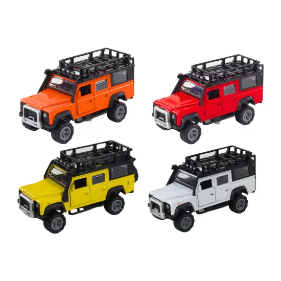 Off-Road Car 1:32 Lights Sounds Drive Opening Doors Metal Žaisliniai automobiliai