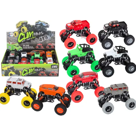 Off-Road Climbing Car 4x4 Drive Shock Absorbers Žaisliniai automobiliai