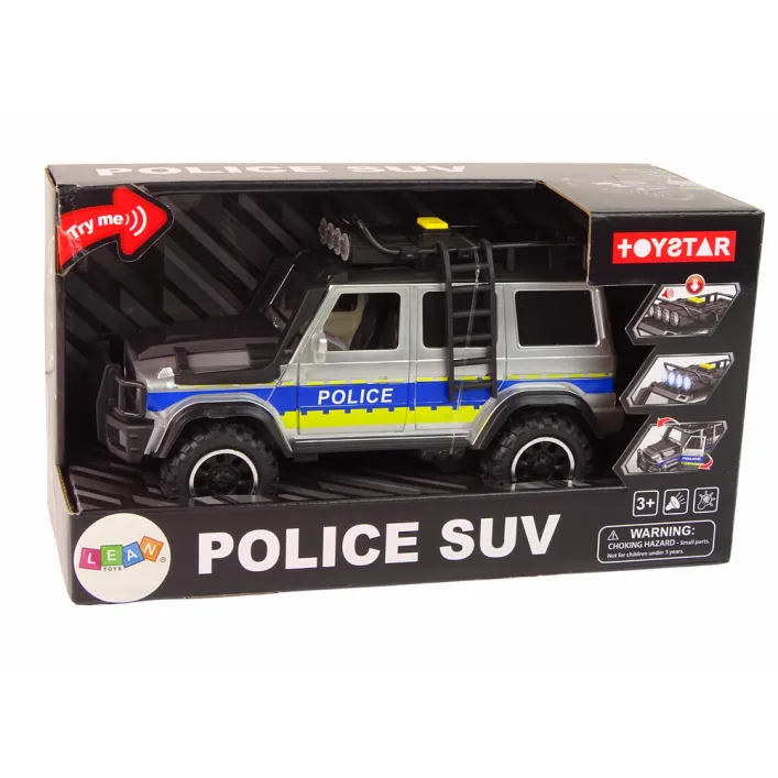 Off Road Police Car 1:14 Friction Drive Žaisliniai automobiliai