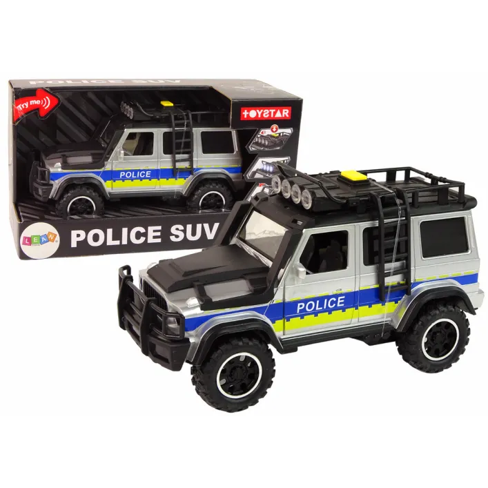 Off Road Police Car 1:14 Friction Drive Žaisliniai automobiliai