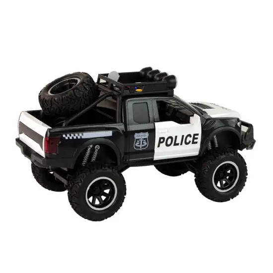 Offroad Vehicle Raptor Police Opening Door Sound Light Žaisliniai automobiliai