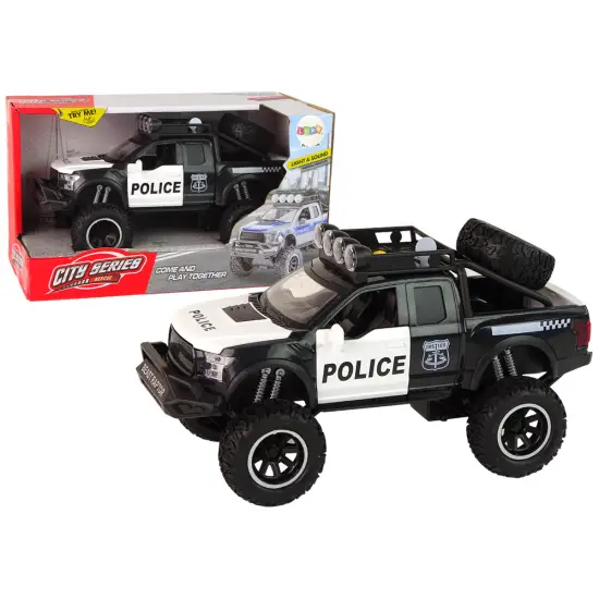 Offroad Vehicle Raptor Police Opening Door Sound Light Žaisliniai automobiliai