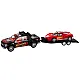 Pickup Truck With Tow Truck Semi-Trailer Sports Car Off-road Set Žaisliniai automobiliai
