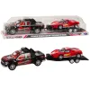Pickup Truck With Tow Truck Semi-Trailer Sports Car Off-road Set Žaisliniai automobiliai