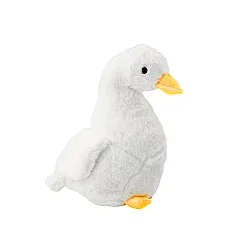 Pliušinė balta žąsis 40 cm