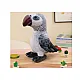 Plush Gray Parrot Mascot 20 cm Pliušiniai žaislai