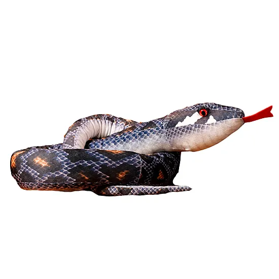 Plush Gray Snake Mascot 210 cm Pliušiniai žaislai