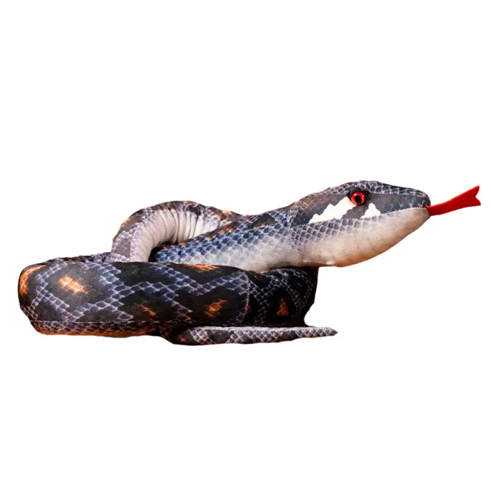Plush Gray Snake Mascot 210 cm Pliušiniai žaislai