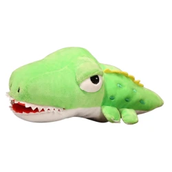 Pliušinis žalias krokodilas 30 cm