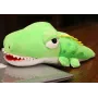 Plush green crocodile paw 30 cm