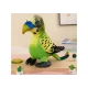 Plush Green Parrot Mascot 20 cm Pliušiniai žaislai
