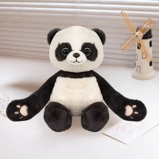Plush Mascot Cuddly Toy Panda With Magnets 23cm Pliušiniai žaislai